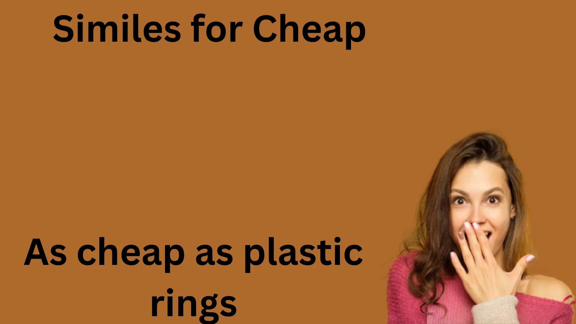 Similes for Cheap with meaning and example