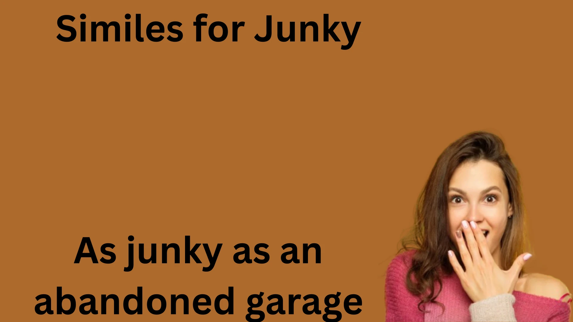 Similes for Junky meaning and examples
