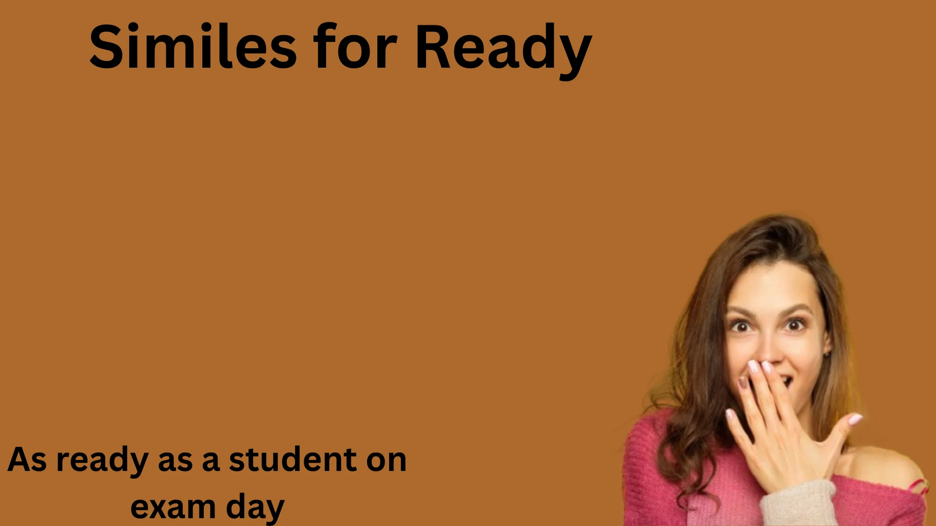 Similes for Ready meaning and examples