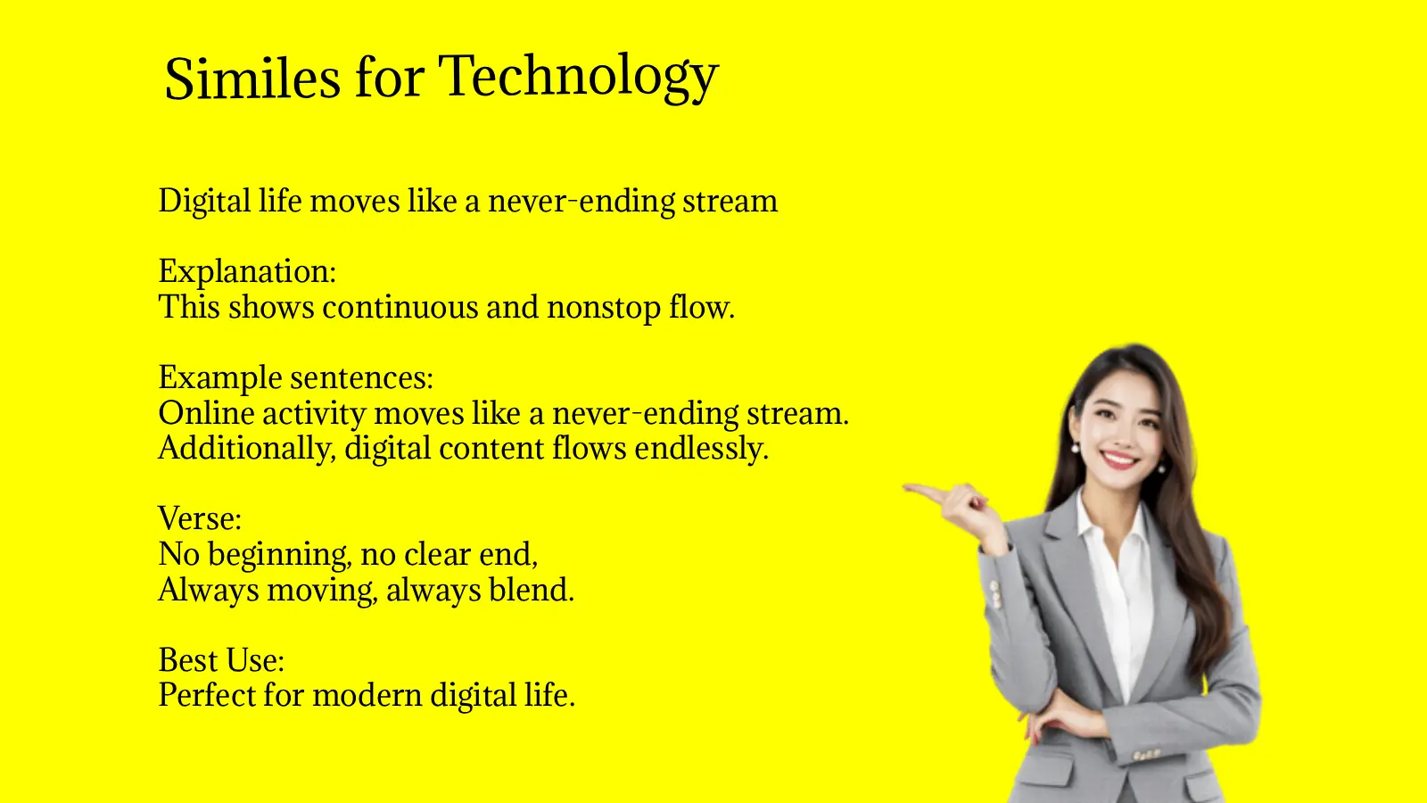 Similes for Technology