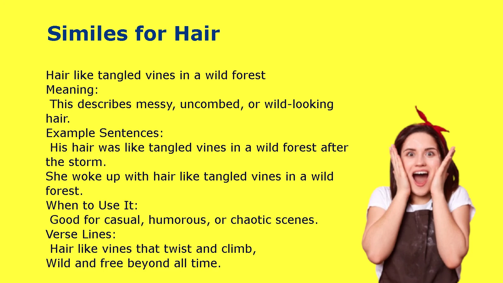 Similes for Hair: Figurative Language That Brings Descriptions to Life