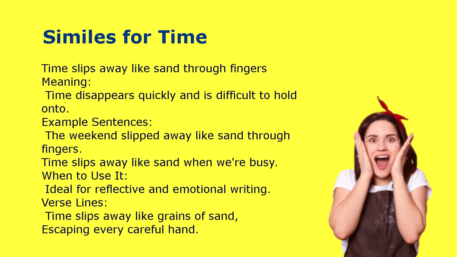 Similes for Time (Creative Examples and Meanings)