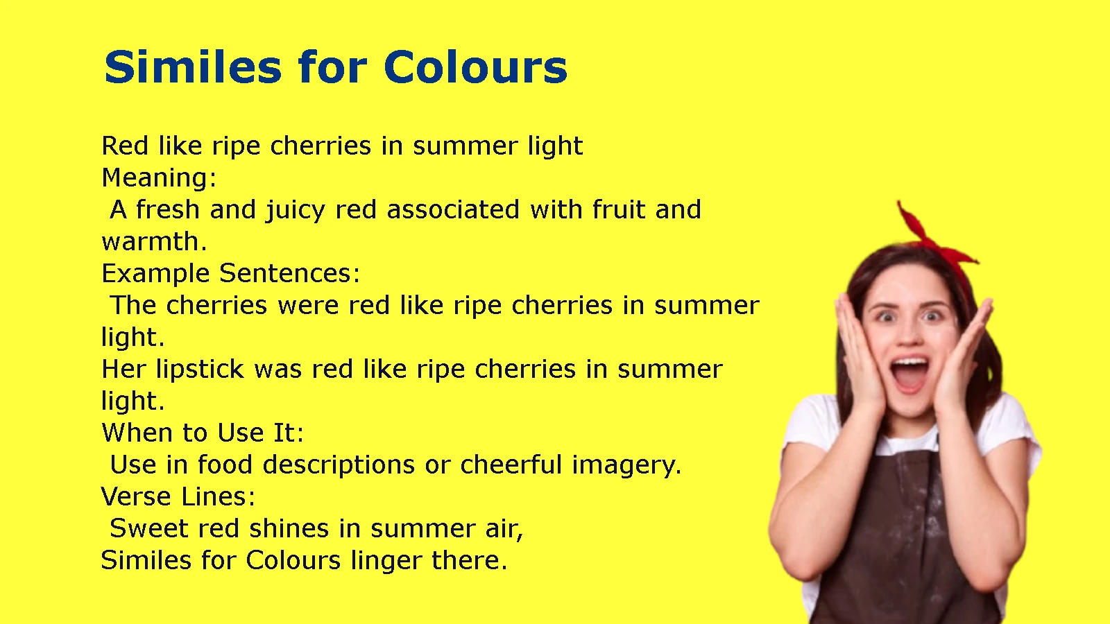 Similes for Colours Examples and How to Use Them