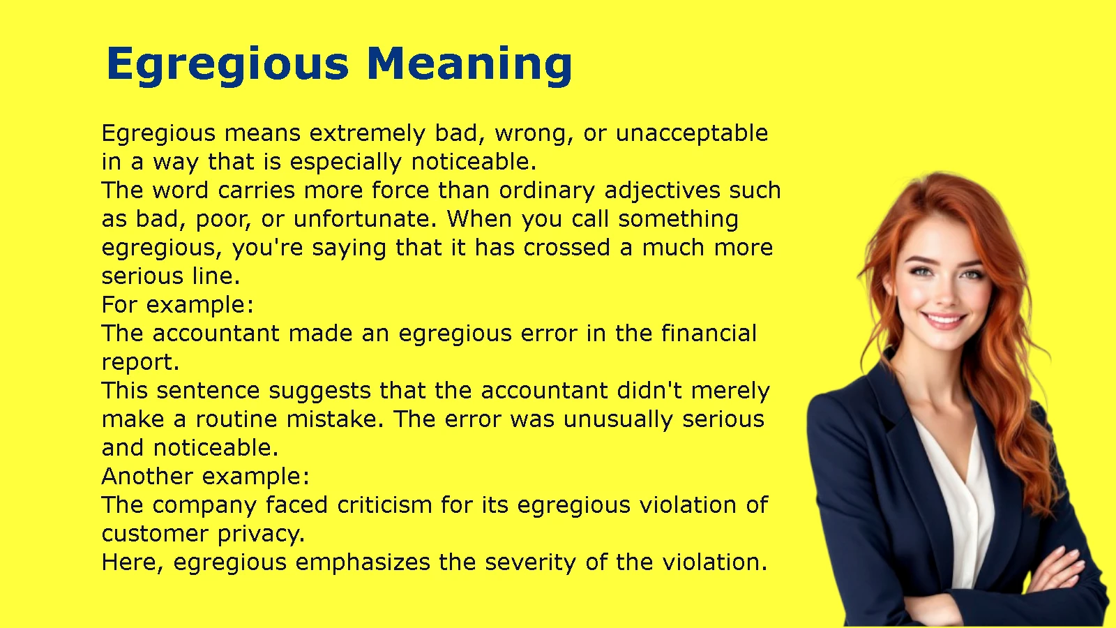 Egregious Meaning