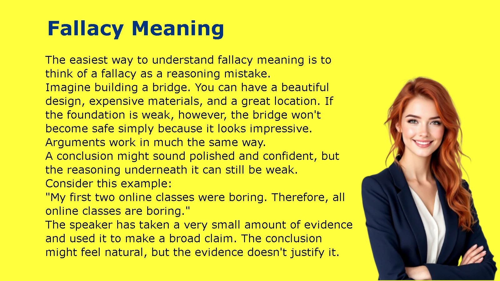 Fallacy Meaning