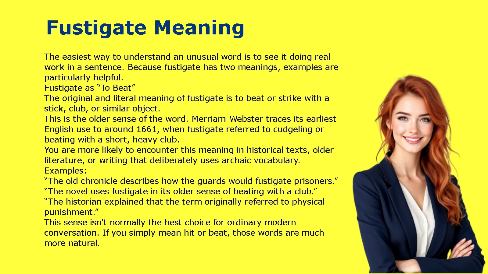 Fustigate Meaning