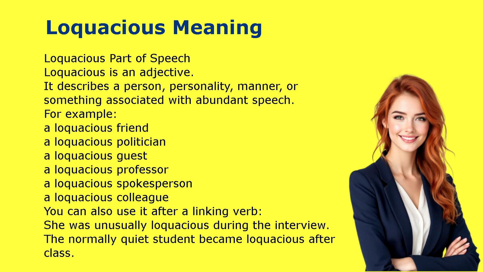 Loquacious Meaning
