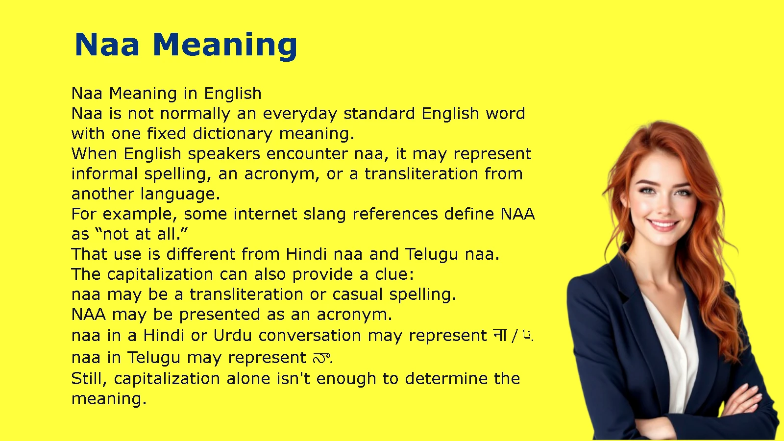Naa Meaning