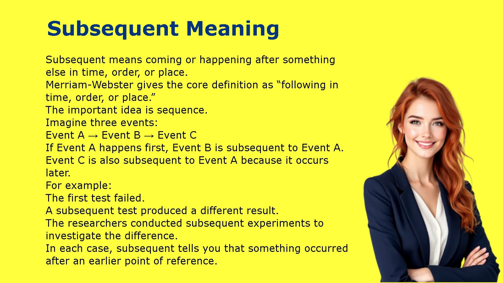 Subsequent Meaning
