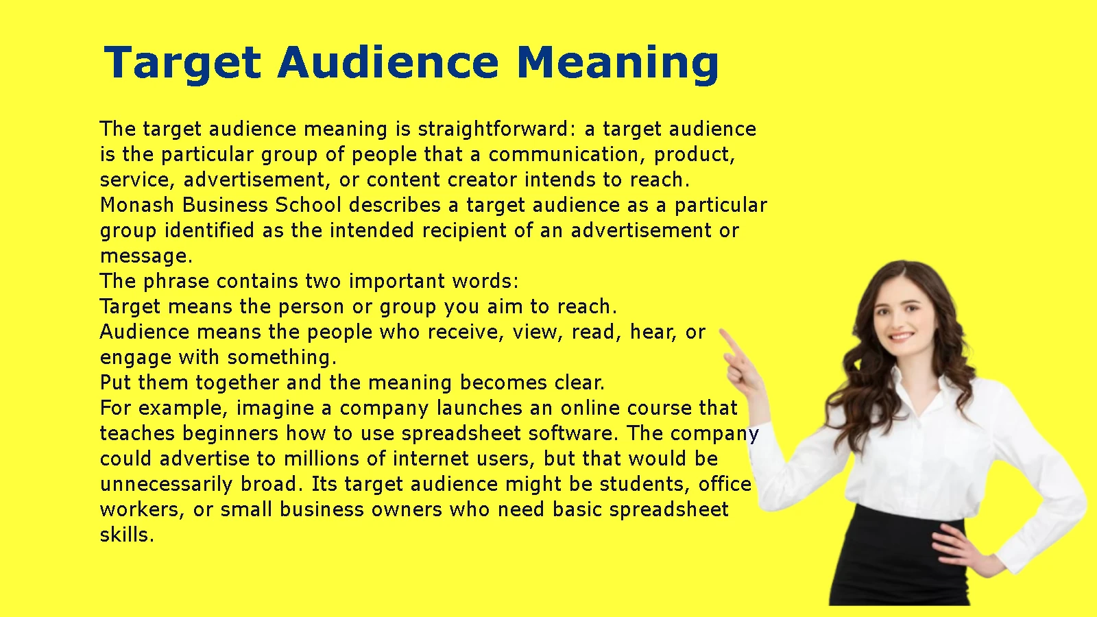 Target Audience Meaning
