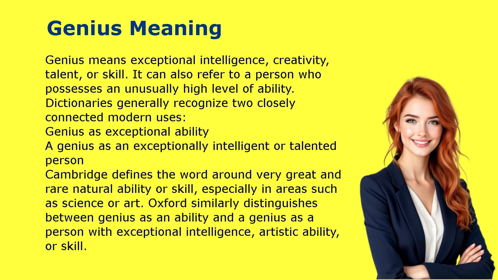 Genius Meaning