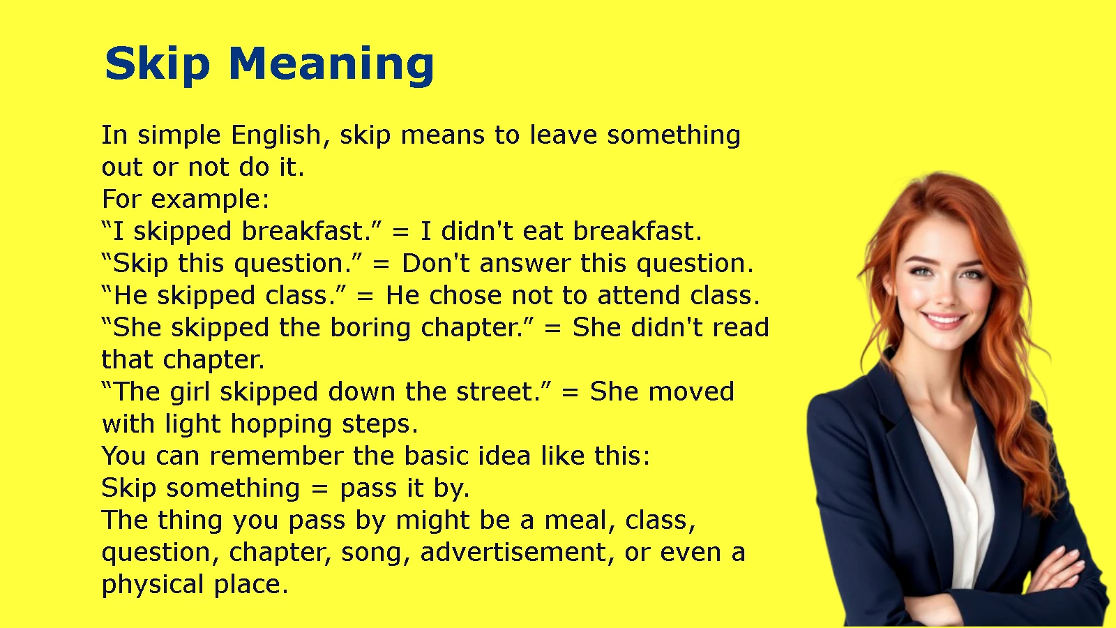 Skip Meaning
